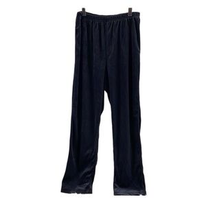 Jon Jac Ladies Black Velour Like Pants, size Petite X Large, Vintage
